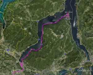 Lago di Como me diadromi