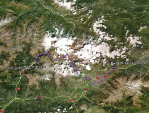 Andora to camp Du Pla De Barres